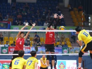 luật chắn bóng chuyền hơi